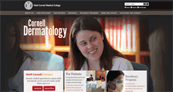 Desktop Screenshot of cornelldermatology.org